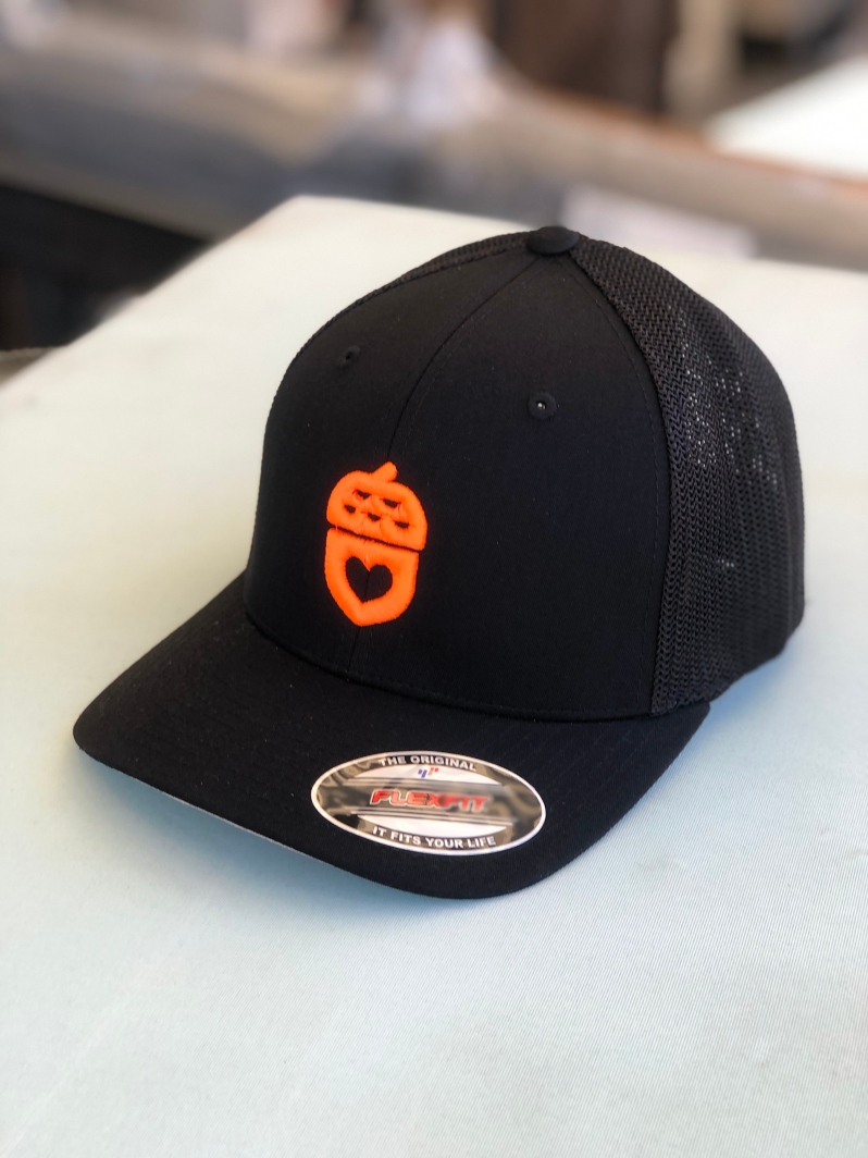 Flex Fit Black & Orange Bay Area DanVLion hat
